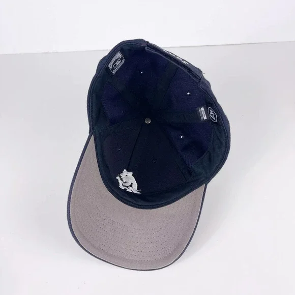 '47 Brand Chicago Cubs Cooperstown Logo Navy Blue Embroidered Wool Blend Hat OS - Picture 2 of 7